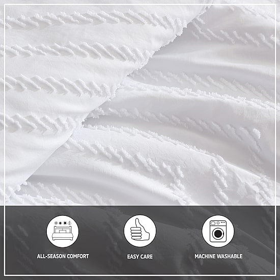 Wrangler Prarie Zig Zag Chenille Jaquard Midweight Comforter Set
