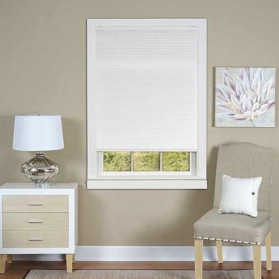 Honeycomb Cellular Pleated Cordless Light-Filtering Shade