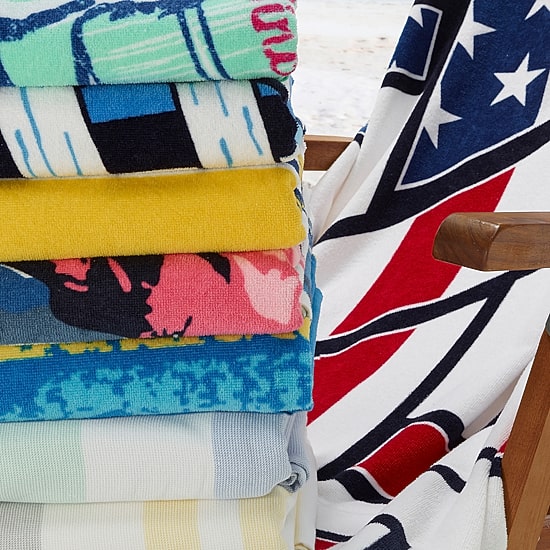IZOD Izod Stripe Quick Dry Beach Towel
