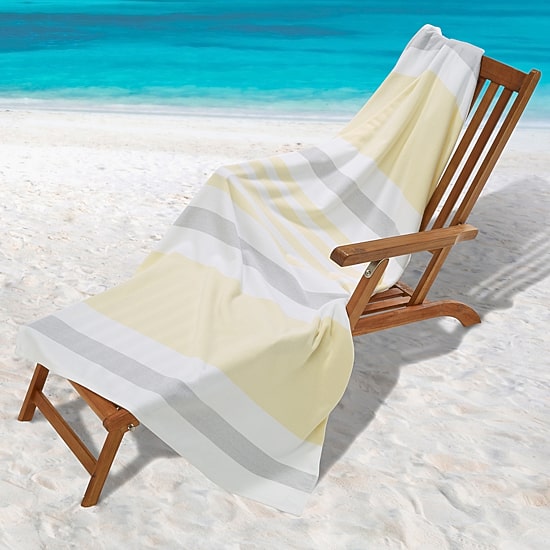 IZOD Izod Stripe Quick Dry Beach Towel