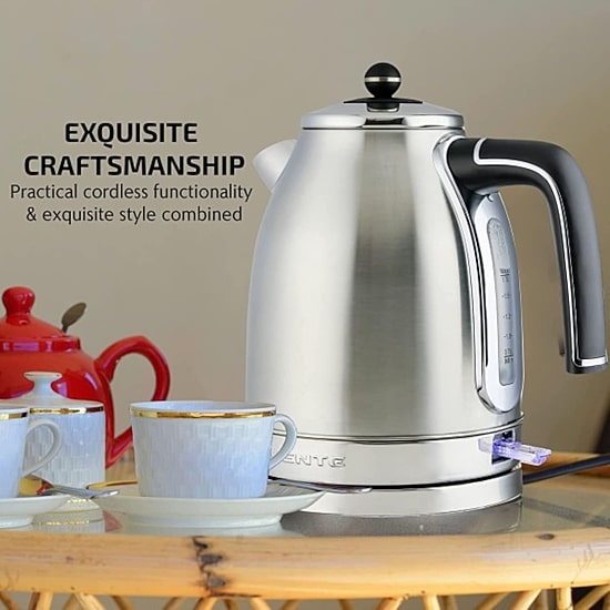 Ovente 1.7 Litre Tea Stainless Steel Electric Kettle