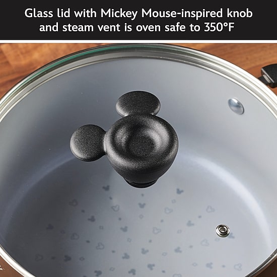 Farberware Disney Monochrome Ceramic 5.5-qt. Non-Stick Stockpot with Lid