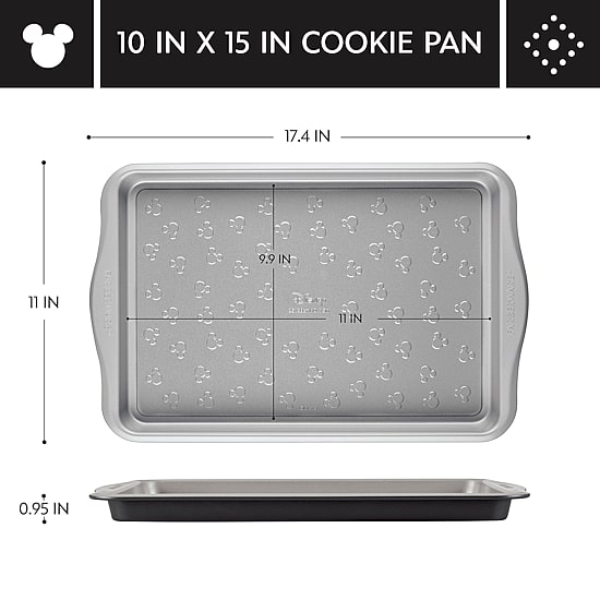 Farberware Disney Bake with Mickey Mouse 10"X15" Non-Stick Cookie Sheet