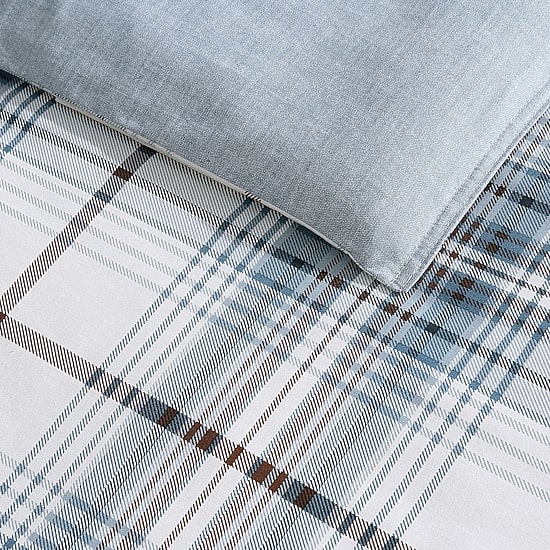 Eddie Bauer Alder Plaid Cotton Midweight Comforter Set