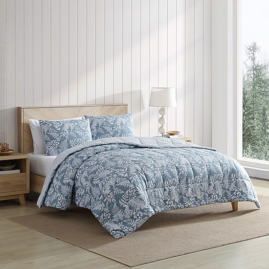 Eddie Bauer Fern Garden Microfiber Midweight Comforter Set