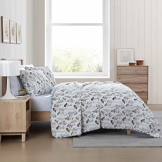 Eddie Bauer Flower Field Cotton Quilt Set