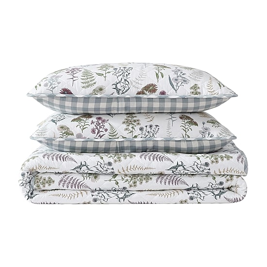 Eddie Bauer Flower Field Cotton Quilt Set