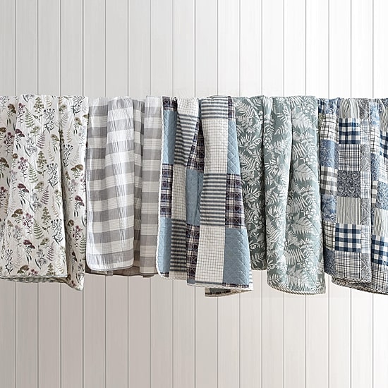 Eddie Bauer Cozy Plaid Patchwork Cotton Quilt Set