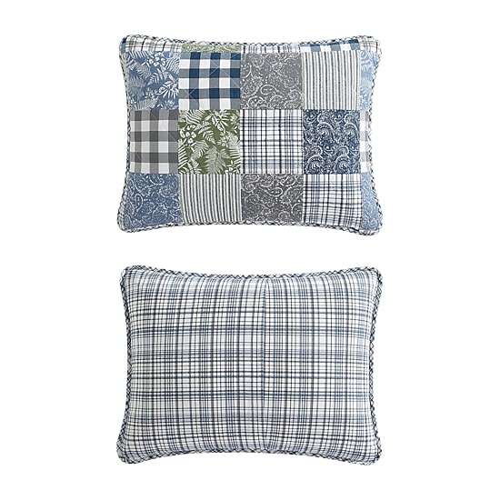 Eddie Bauer Cozy Plaid Patchwork Cotton Quilt Set