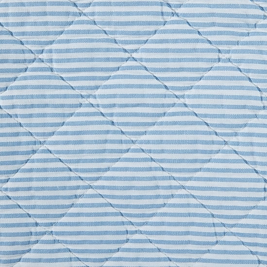 Laura Ashley Oxford Stripe Cotton Quilt Set