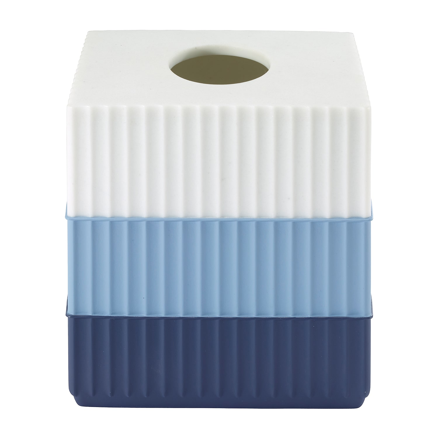 IZOD Clubhouse Stripe Tissue Box Cover