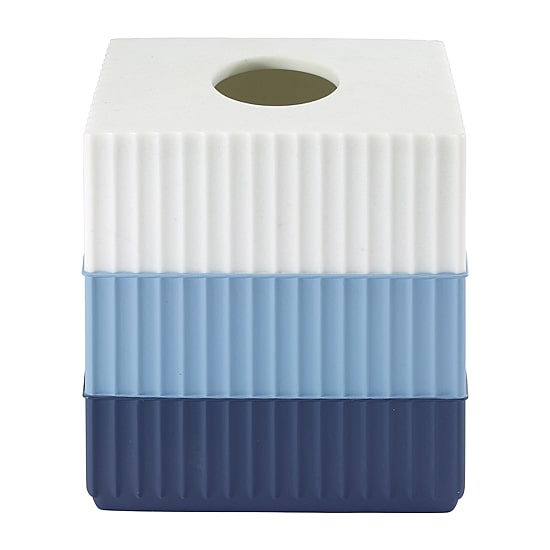 IZOD Clubhouse Stripe Tissue Box Cover