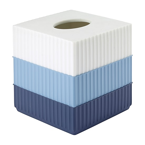 IZOD Clubhouse Stripe Tissue Box Cover