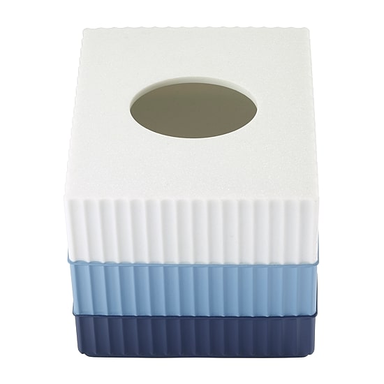 IZOD Clubhouse Stripe Tissue Box Cover