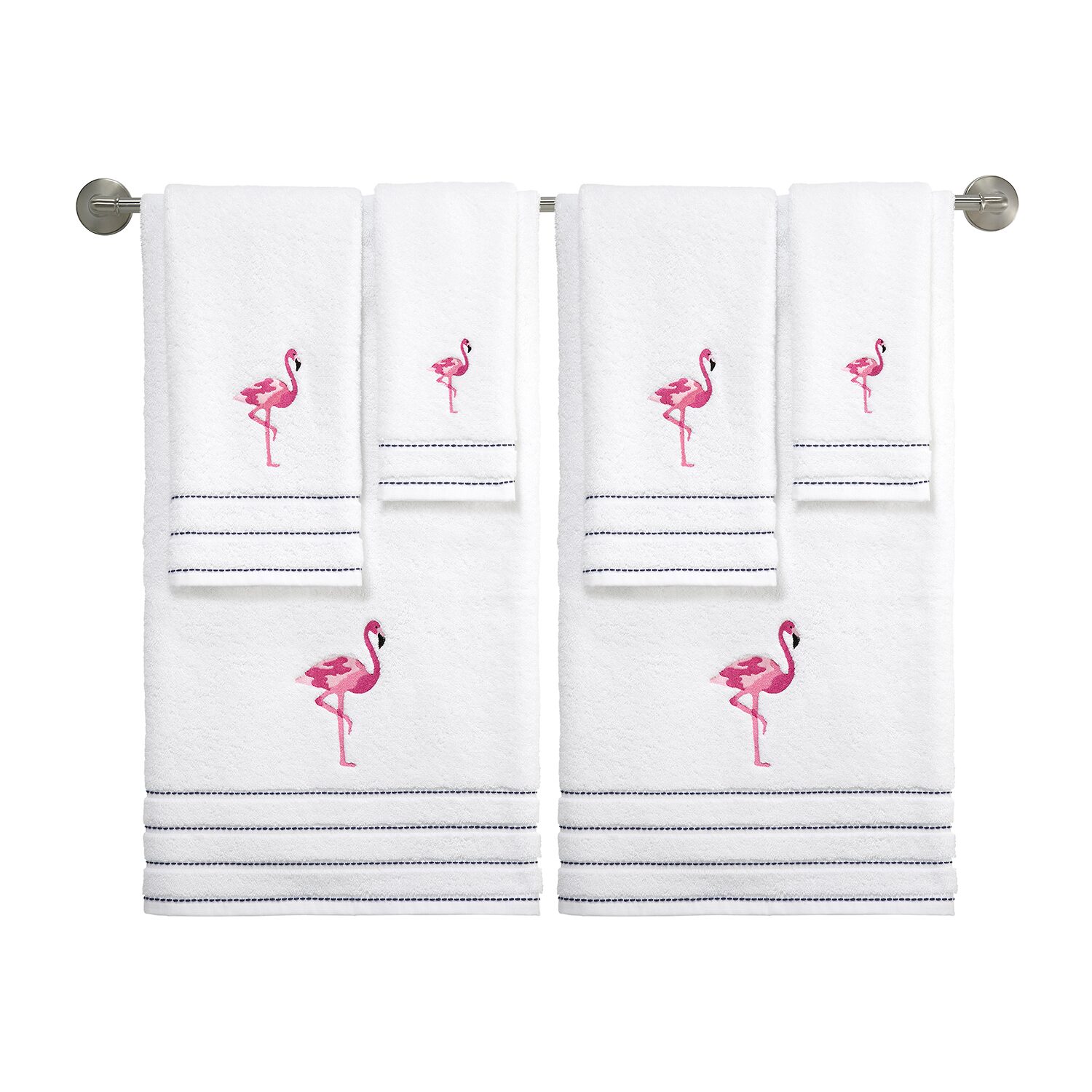 IZOD Flamingo 2-pc. Bath Towel