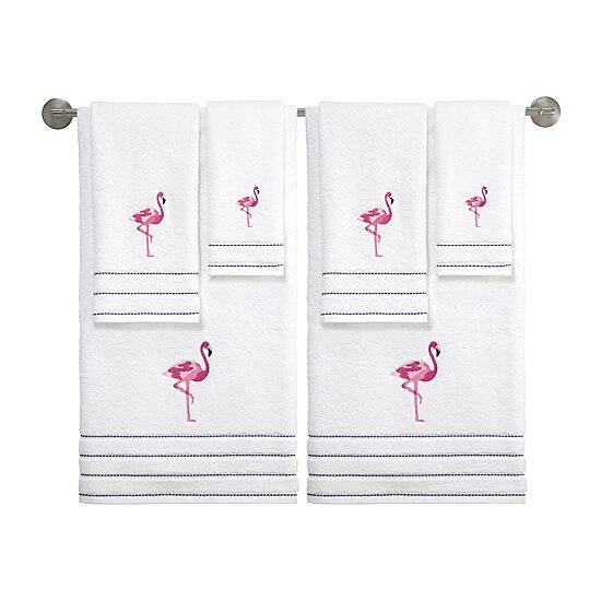 IZOD Flamingo 2-pc. Fingertip Towel