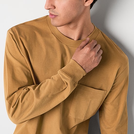 Arizona Mens Boxy Fit Long Sleeve T-Shirt