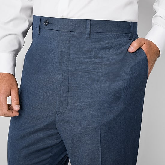 Shaquille O'Neal XLG™ Mens Big and Tall Stretch Fabric Regular Fit Flat Front Suit Pant