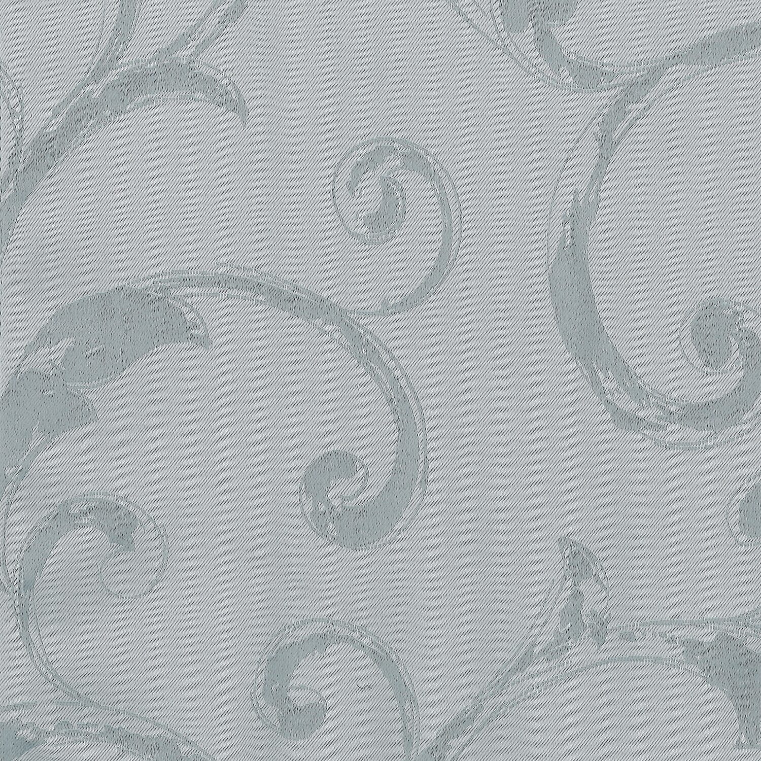 Threadmade Mia Swirl Print Jacquard Rod Pocket Back Tab Energy Saving Blackout Single Curtain Panel
