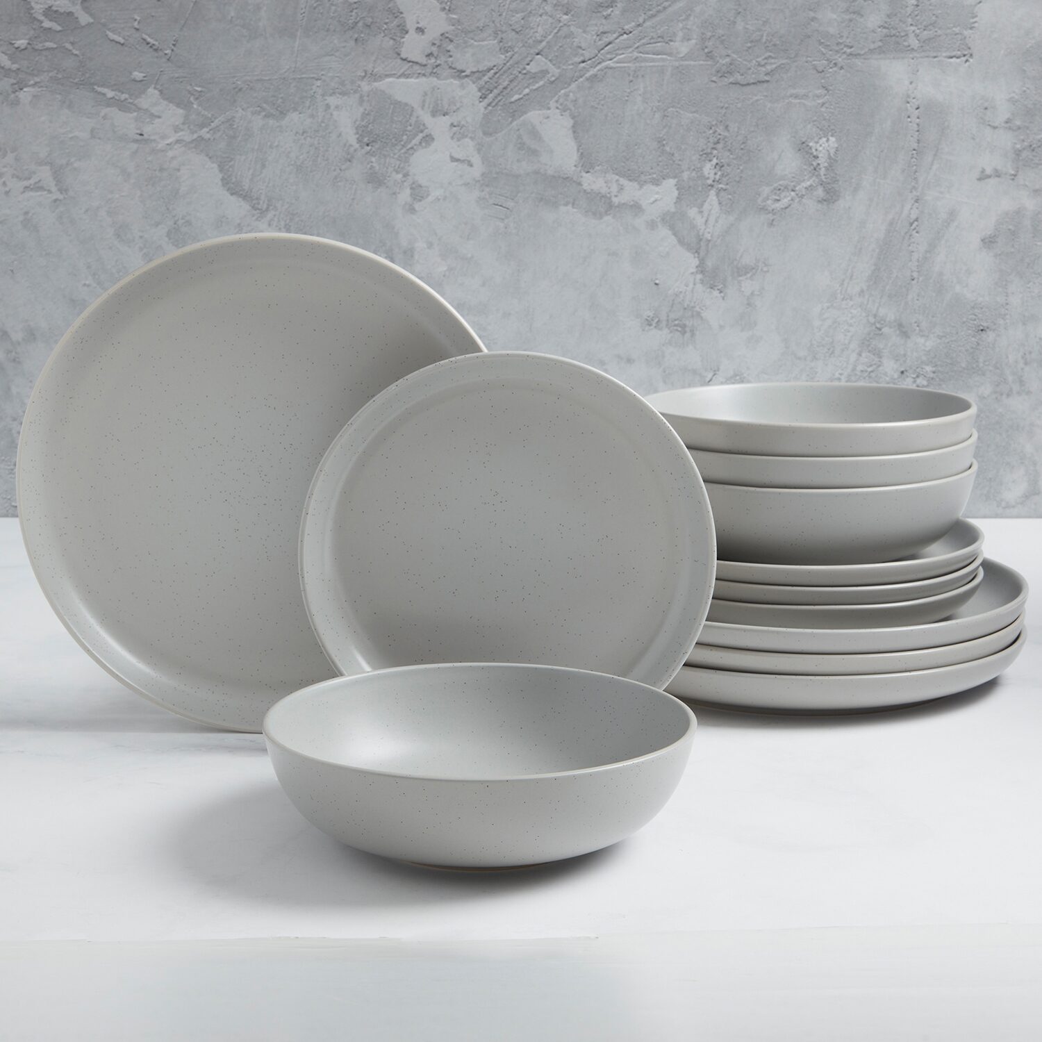 Fieldcrest Legacy Denim 12-pc. Stoneware Dinnerware Set