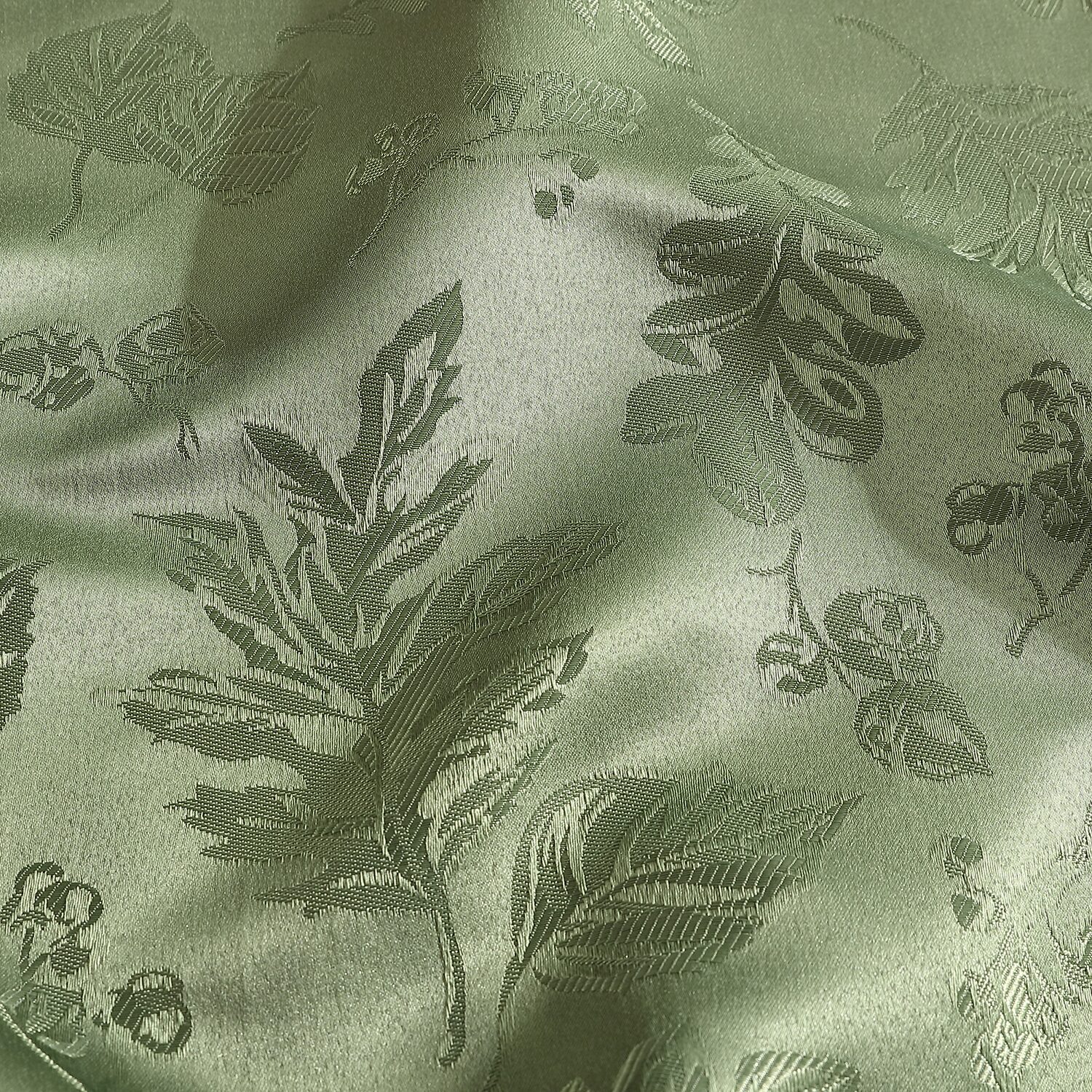 Threadmade Elegant Woven Leaves 52x70 Tablecloth