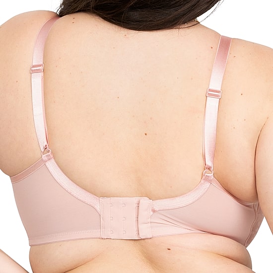 Curvy Couture No Show Lace T-shirt Plunge Bra- 1376