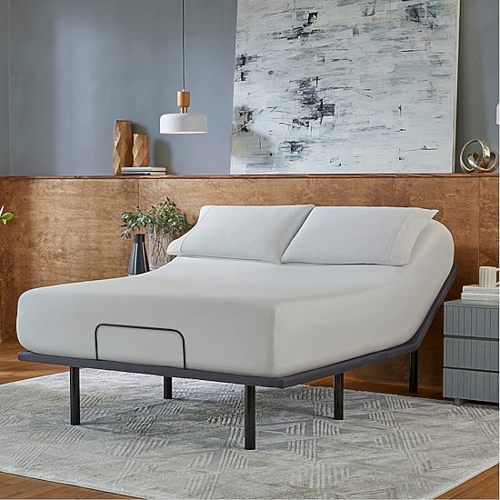 Baselogic Silver 14" Adjustable Bed Frame Base