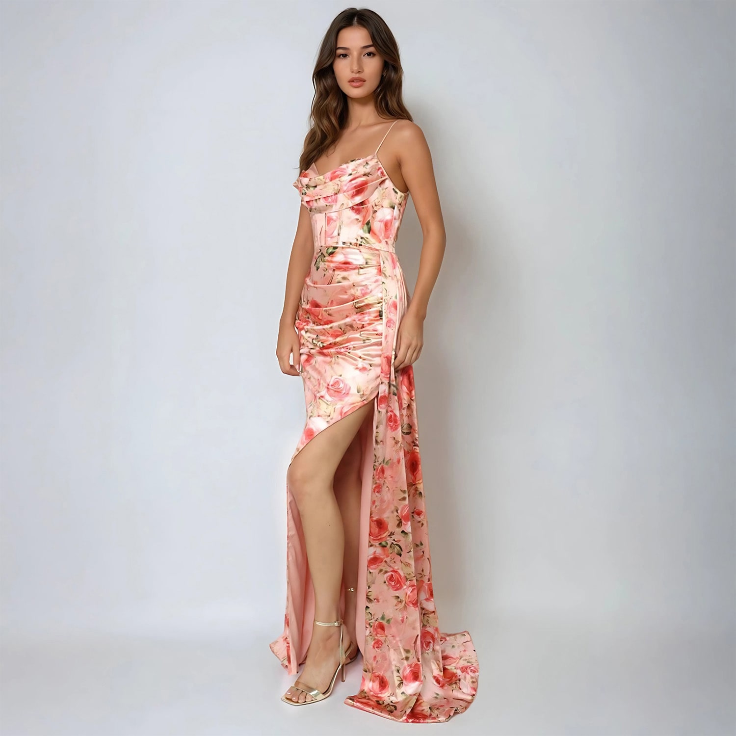 Rene by Rene Ruiz Collection Womens Sleeveless Evening Gown