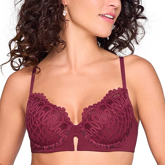 Ilusion Keyhole Lace Bra - 70184