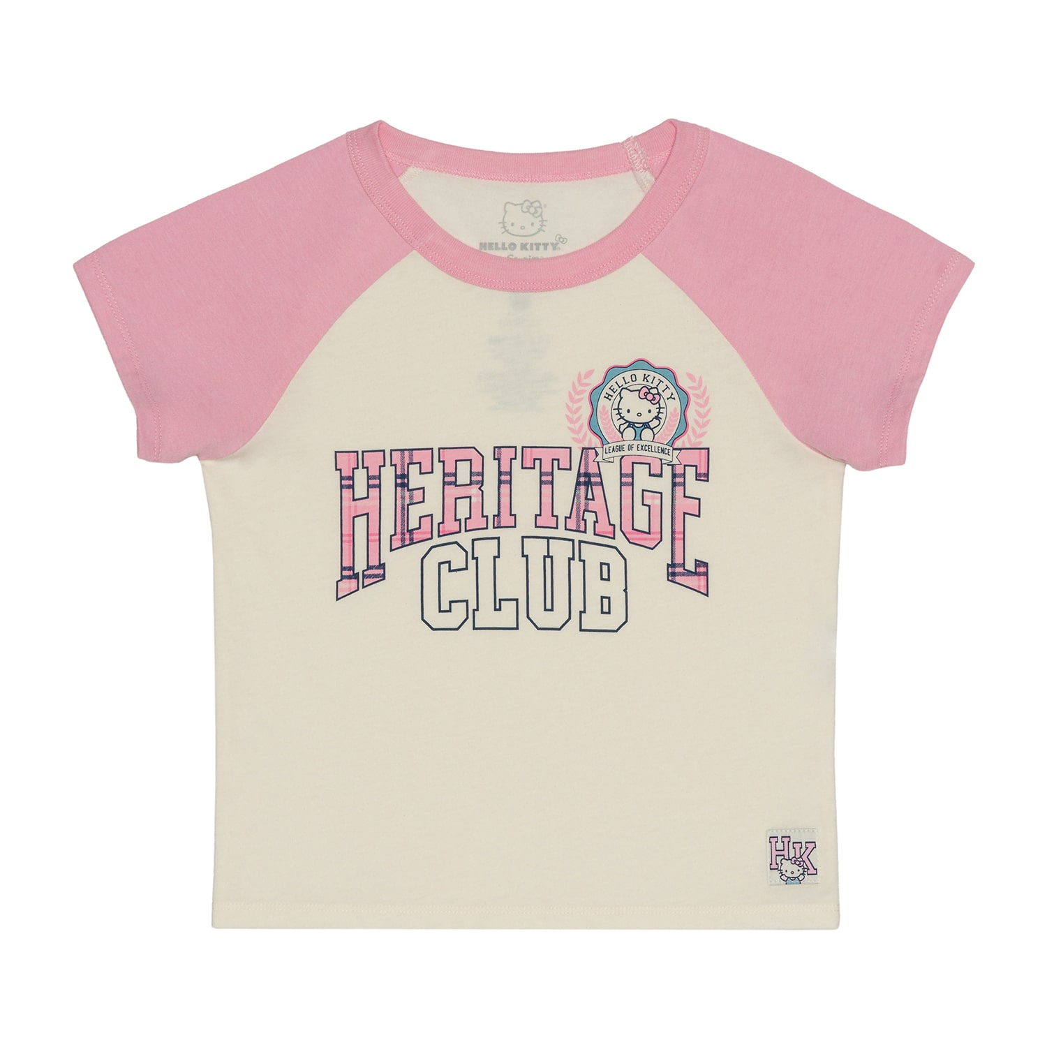Little & Big Kid Girls Crew Neck Short Sleeve Regular Fit Hello Kitty Graphic T-Shirt