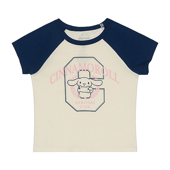 Little & Big Kid Girls Crew Neck Short Sleeve Regular Fit Cinnamoroll Graphic T-Shirt