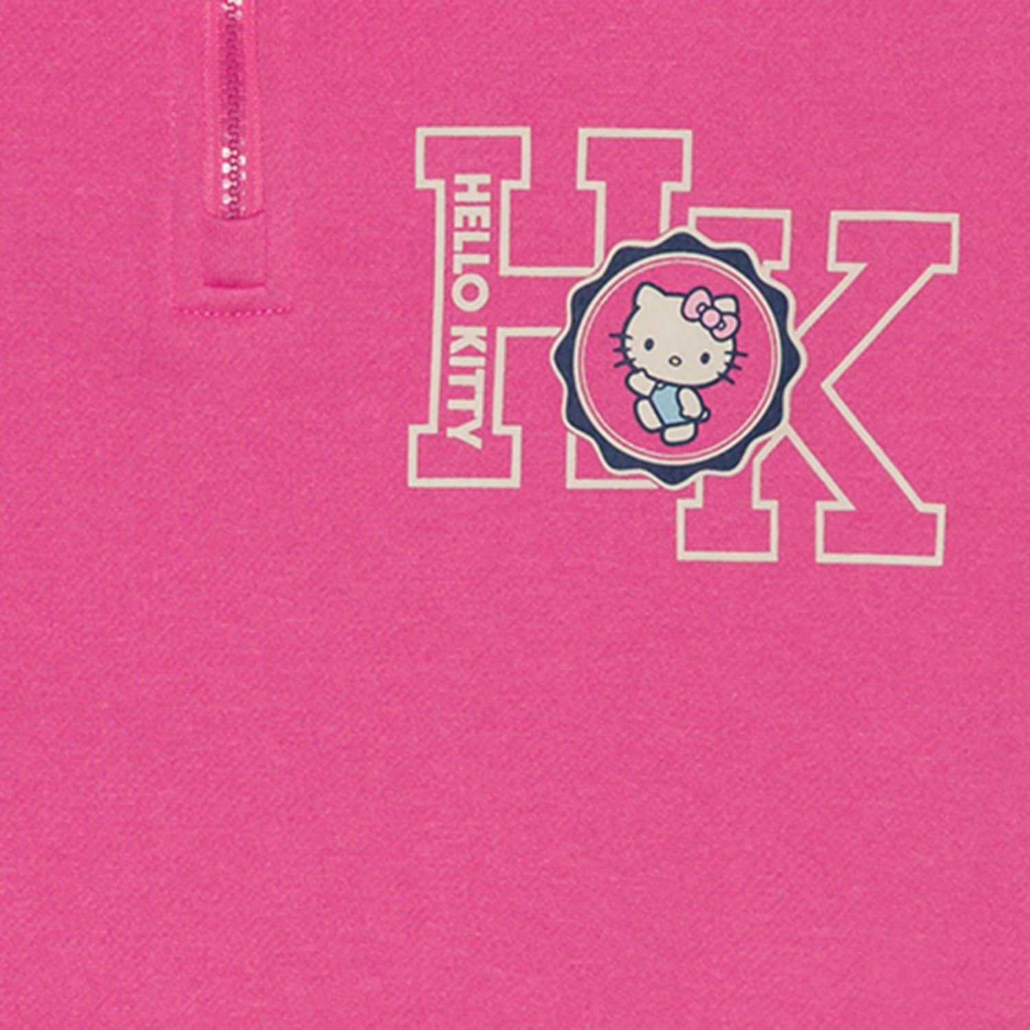 Little & Big Kid Girls Long Sleeve Hello Kitty Casual Quarter-Zip Pullover