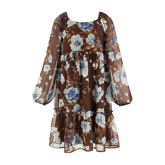 Speechless Big Kid Girls Long Sleeve A-Line Dress