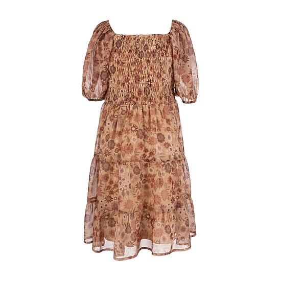 Speechless Big Kid Girls Elbow Sleeve A-Line Dress