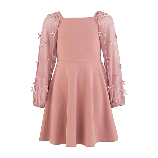 Speechless Big Kid Girls Long Sleeve Puffed A-Line Dress