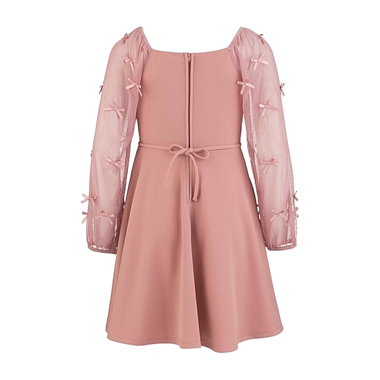 Speechless Big Kid Girls Long Sleeve Puffed A-Line Dress