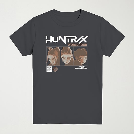 Little & Big Kid Boys Crew Neck Short Sleeve Regular Fit KPOP Demon Hunters Graphic T-Shirt