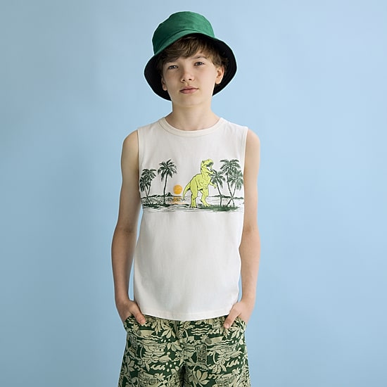 Thereabouts Little & Big Kid Boys Crew Neck Sleeveless Tank Top