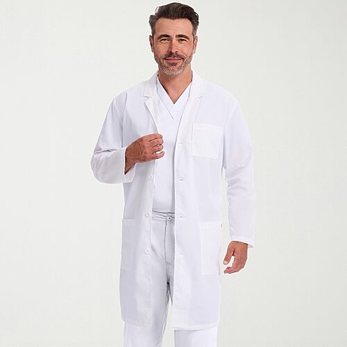 Dickies Dk Eds Prof Whites Unisex Adult Long Sleeve Lab Coat, X-large, White