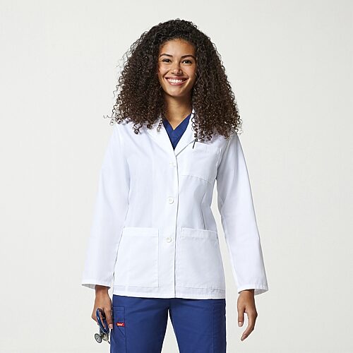 Dickies Dk Eds Prof Whites Womens Long Sleeve Lab Coat, 3x-large, White