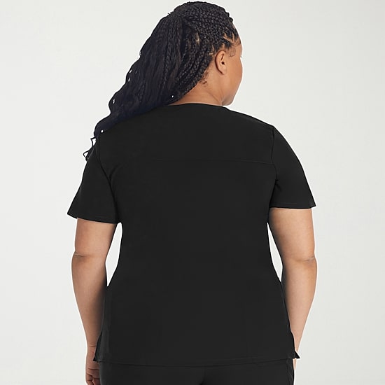 Dickies Dk Eds Essentials Womens V Neck Short Sleeve Scrub Top