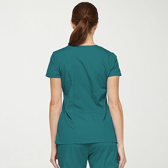 Dickies Dk Eds Signature Womens V Neck Short Sleeve Scrub Top