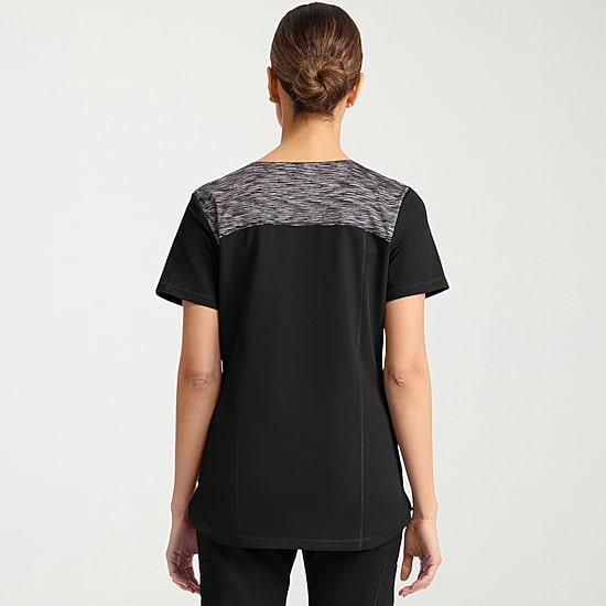 Dickies Dk Dynamix Womens V Neck Short Sleeve Scrub Top