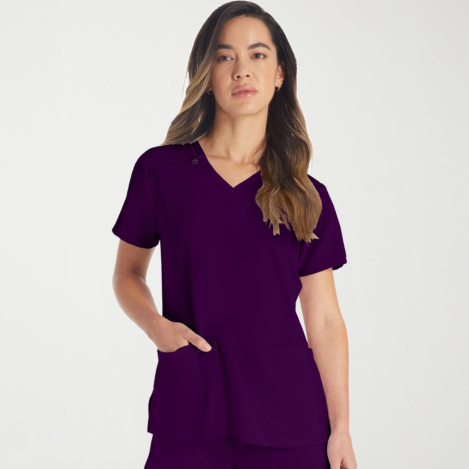 Dickies Womens V Neck Short Sleeve Scrub Top