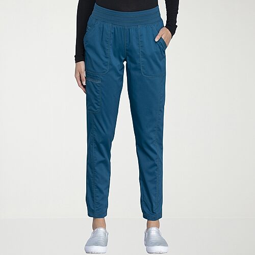 Cherokee Ck Ww Revolution Womens Tall Scrub Pant, 2x-large Tall, Blue