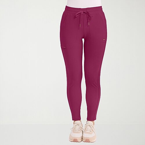 Cherokee Womens Tall Scrub Pant In Purple