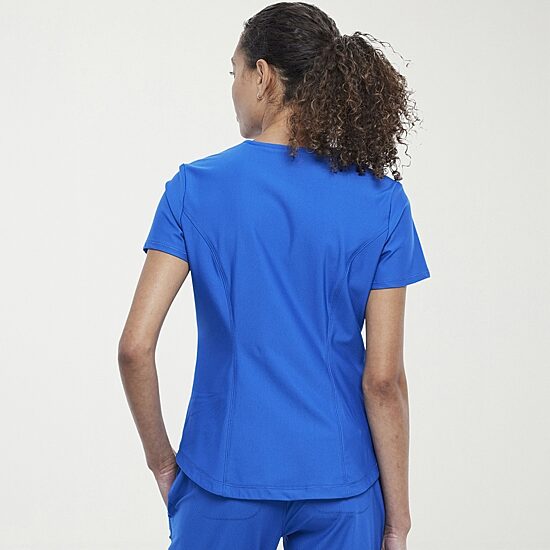 Cherokee Ck Form Womens V Neck Short Sleeve Scrub Top