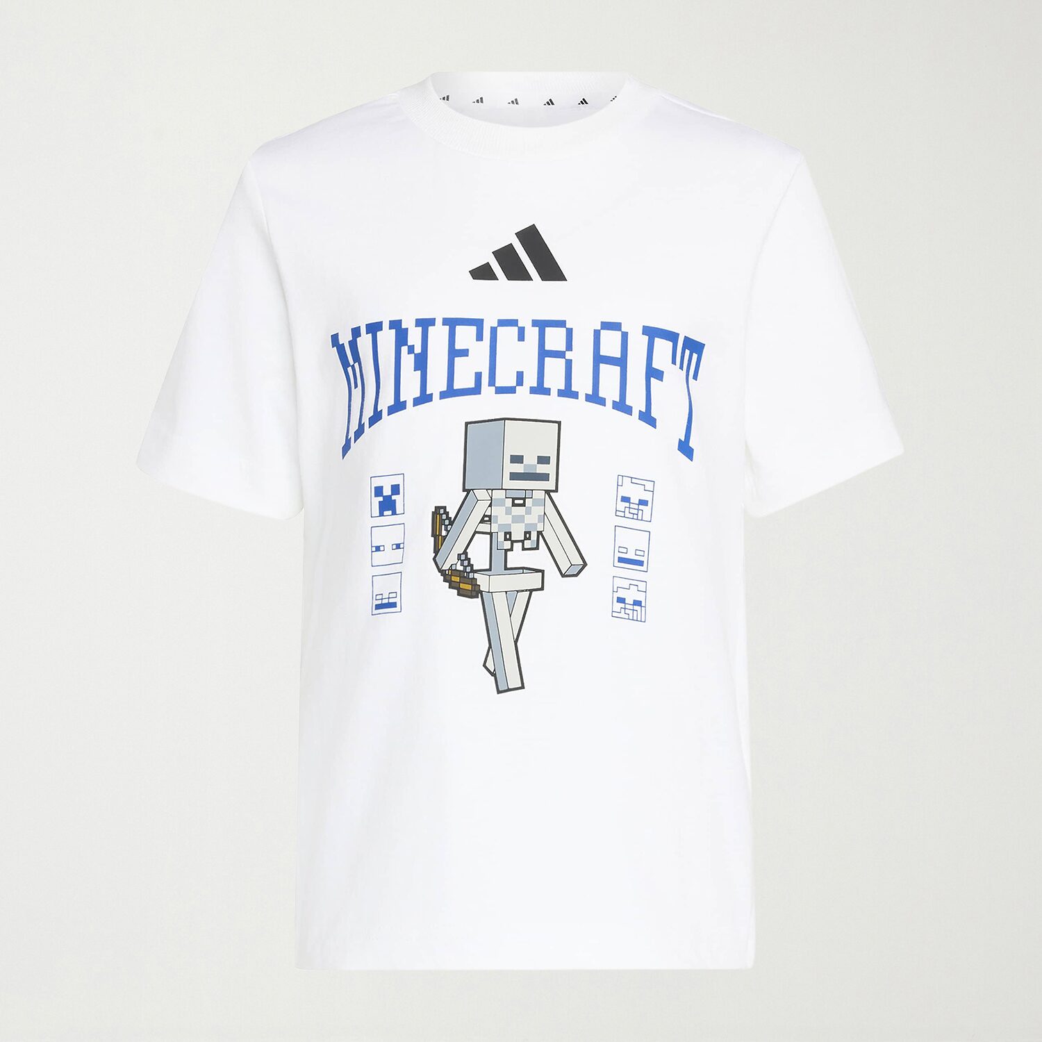 adidas Unisex Crew Neck Short Sleeve Regular Fit Minecraft Graphic T-Shirt