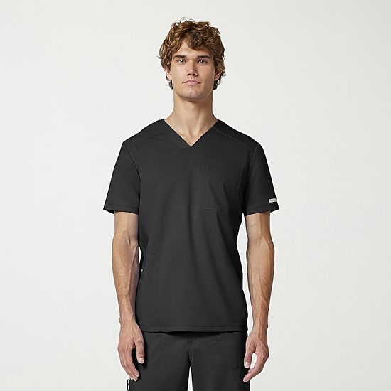 Cherokee Mens V Neck Short Sleeve Scrub Top