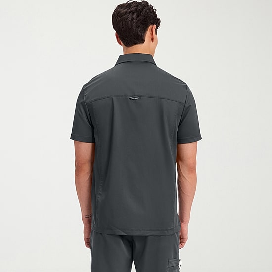 Cherokee Mens Big and Tall Short Sleeve Scrub Top